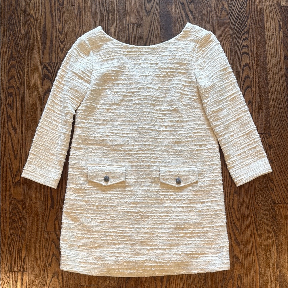 ba&sh Cream Tweed Mini Dress - Picture 3 of 14
